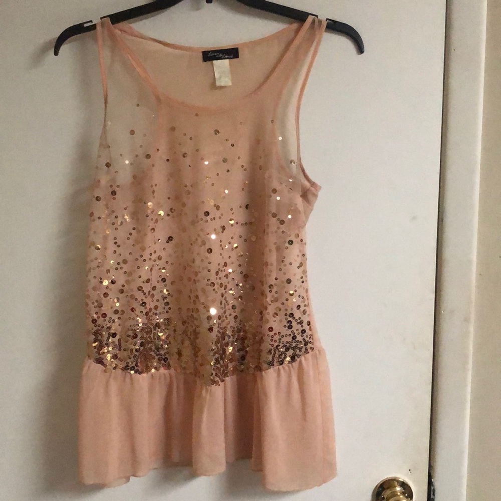 Sheer racer back tank